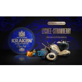 Табак Kraken Lychee Strawberry L11 Strong Ligero (Личи Клубника) 100г Акцизный